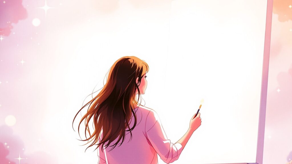 白いキャンバス