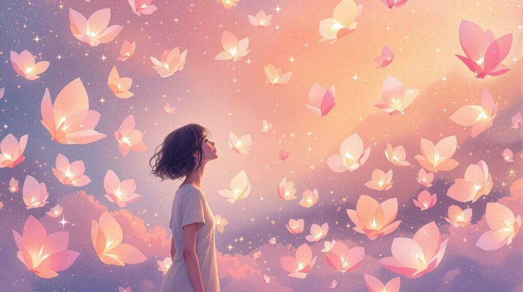 たくさん花開く